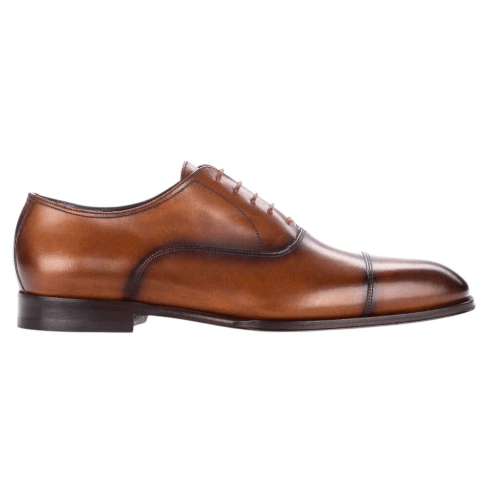 TO BOOT NEW YORK Frankie Tobacco Calf Cap Toe Oxfords Size 8.5